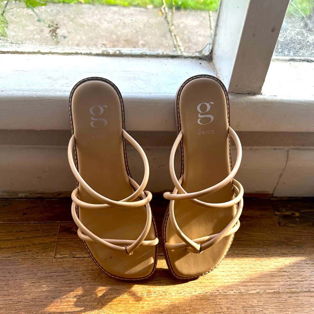 Tan Sandals - Picture 2 of 2